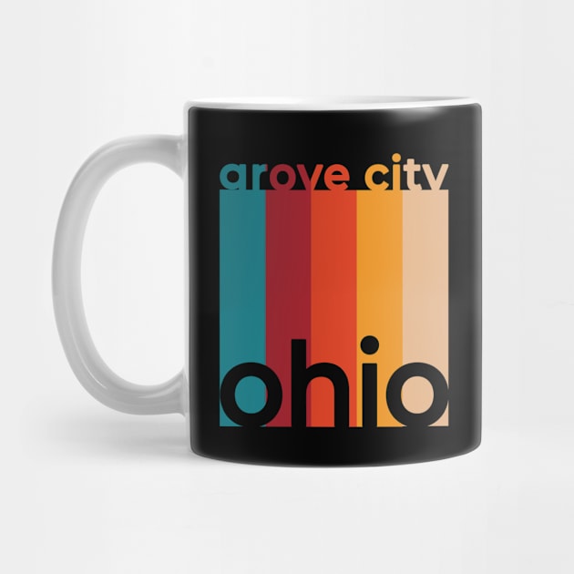 Grove City Ohio Retro by easytees